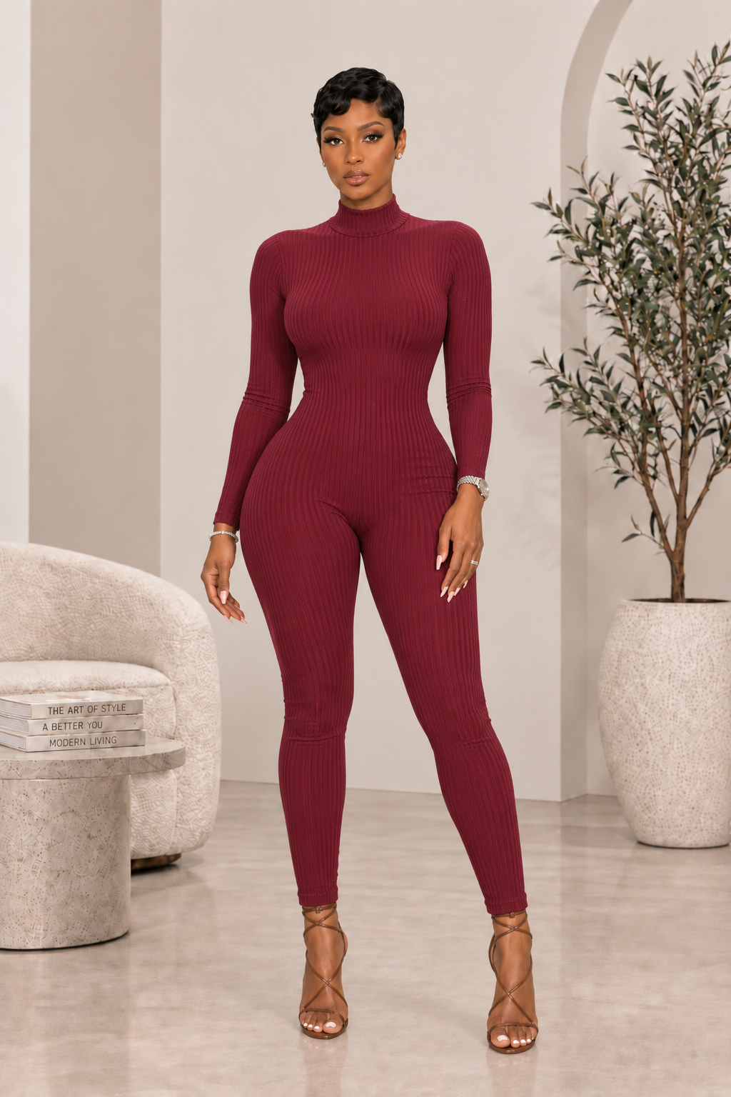 At once "jumpsuit"