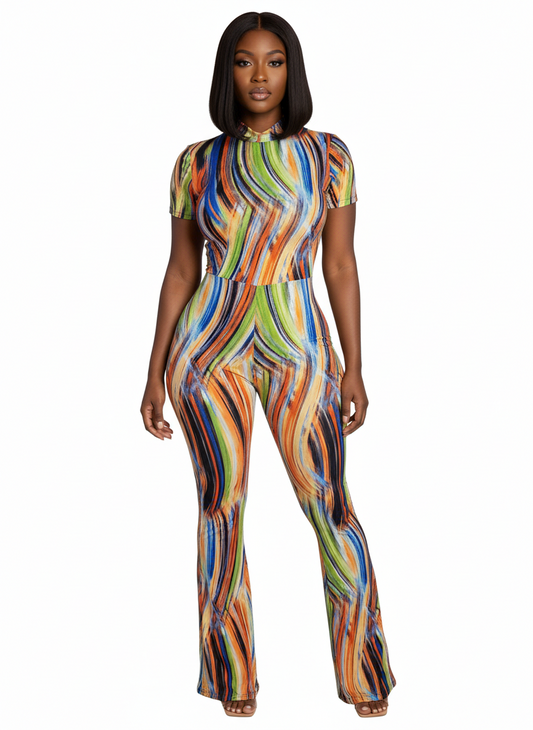 Around my world "jumpsuit"