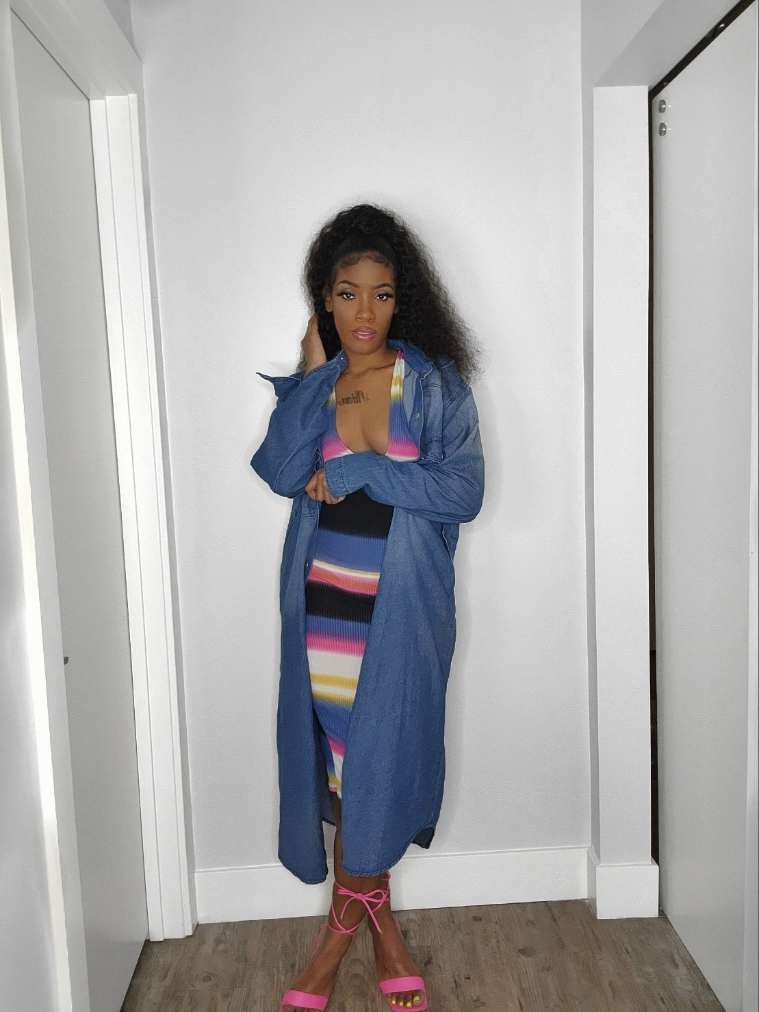 Soft denim "jacket"
