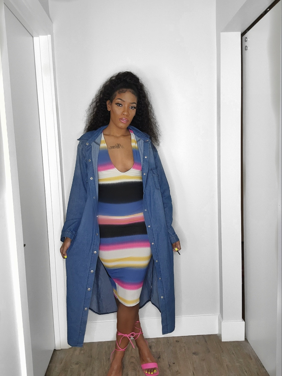 Soft denim "jacket"