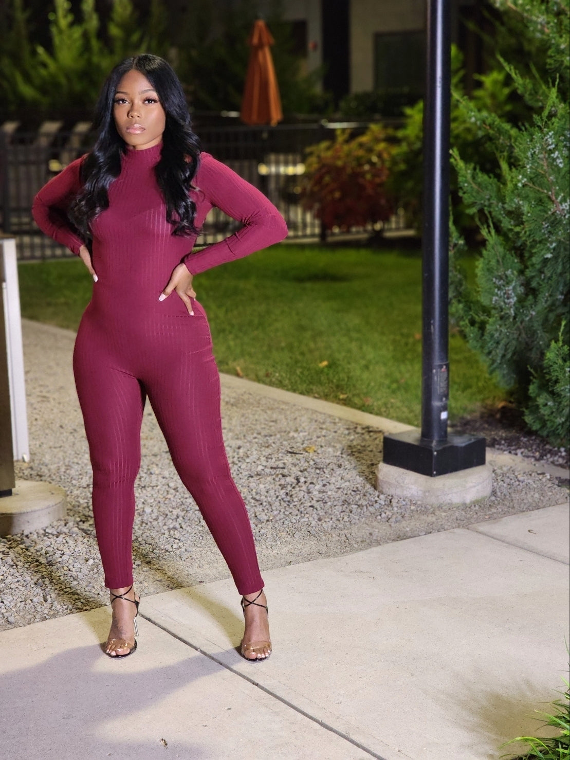 At once "jumpsuit"